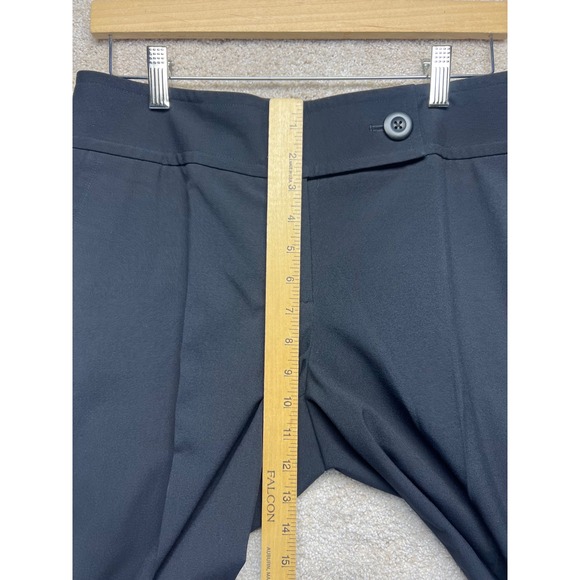 Caslon Womens Black Wide Leg Cropped Dress Pants Trousers Size 8 Career Corpcore - Picture 6 of 12